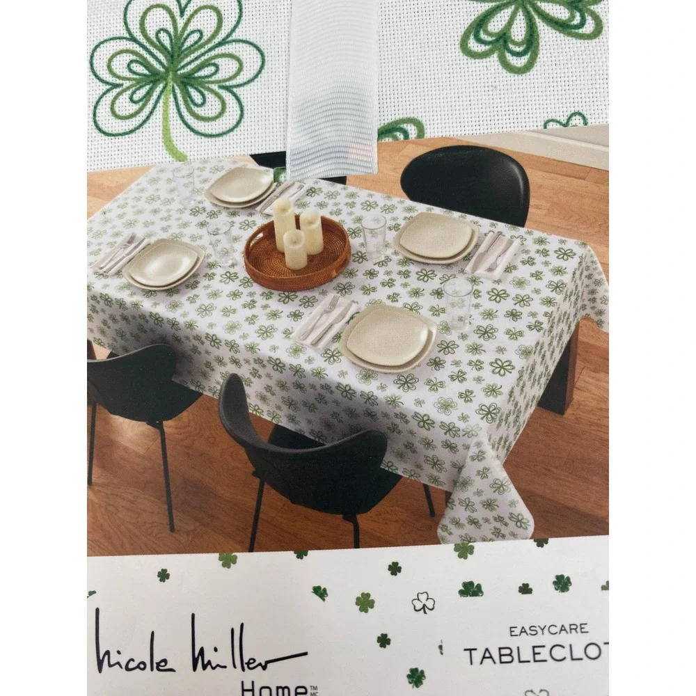 Nicole Miller Home Tablecloth Round 70